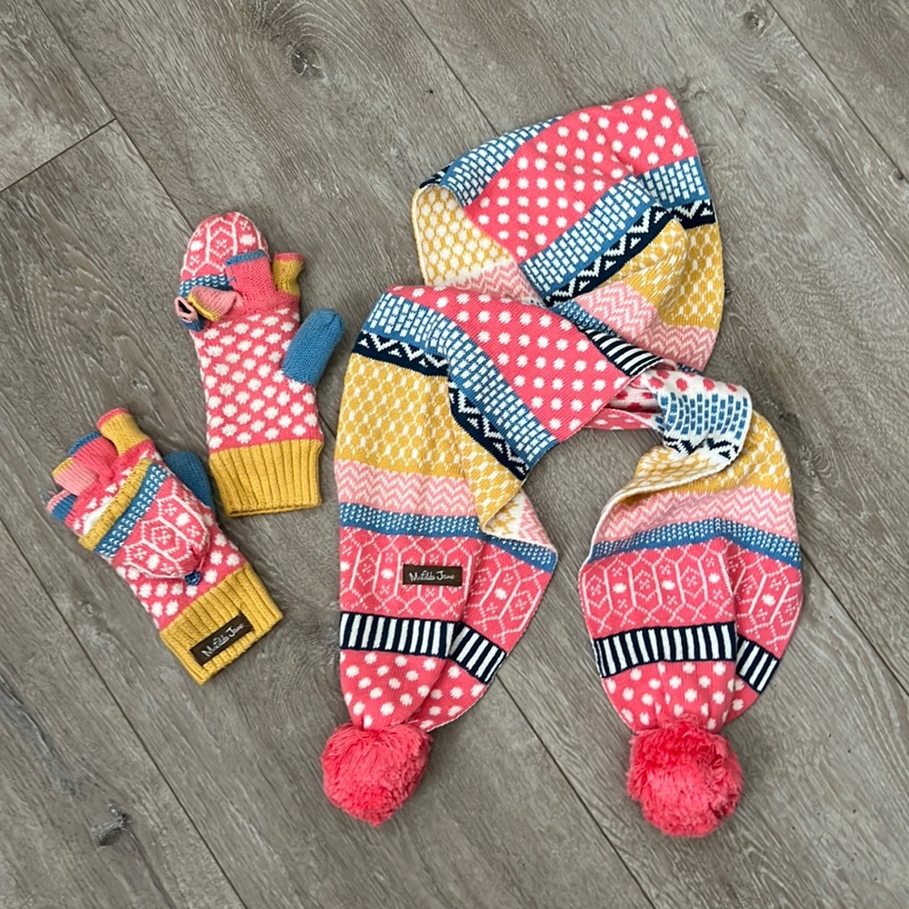 Matilda Jane Scarf and Gloves Set